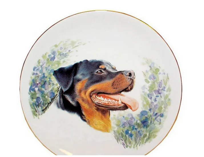 Тарелка мелкая подвесная 24 см Лошади