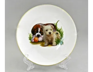 Тарелка мелкая подвесная 19см Домашние любимцы
