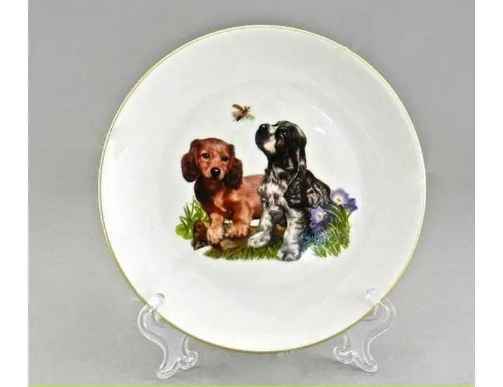 Тарелка мелкая подвесная 19см Домашние любимцы