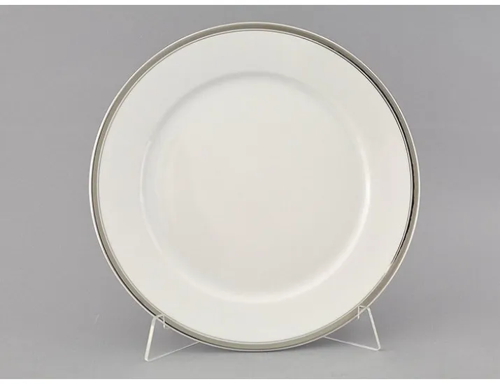 Блюдо круглое мелкое 30см Leander Сабина Отводка платина 02111333-0011