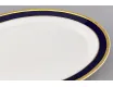 Блюдо круглое мелкое 30см Leander Сабина Кобальтовая лента декор 0767 02111333-0767