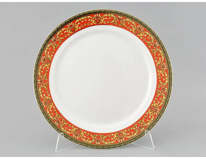 Блюдо круглое мелкое 30см Leander Сабина Красна лента декор 0979 02111333-0979