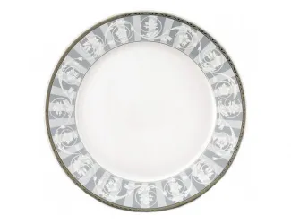 Блюдо круглое мелкое 30см Leander Сабина Серый орнамент декор 1013 02111333-1013