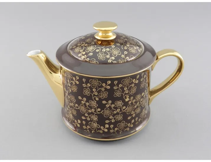 Чайник 0,40л Leander Виндзор, коричневый