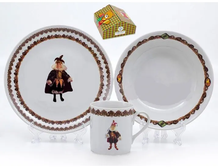 Набор детский 3 предмета Шут Leander 02130112-2270