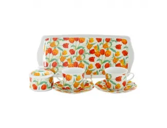 Подарочный набор чайный тет-а-тет Leander Сабина Тюльпаны 6 предметов 02140715-153B