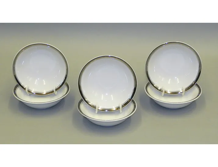 Набор салатников 6шт 16см Leander Сабина Отводка платина, декор 0011 02161413-0011