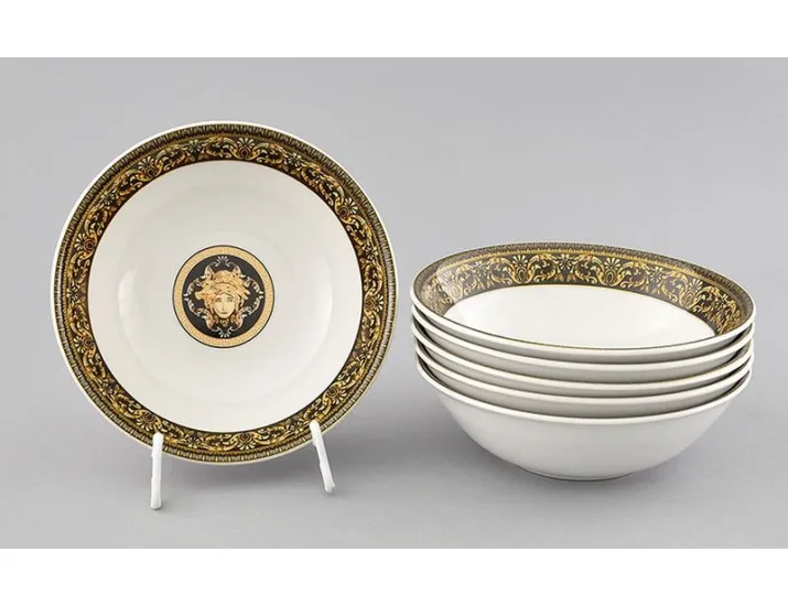 Набор салатников 6шт 16см Leander Сабина Версаче декор 172B 02161413-172B