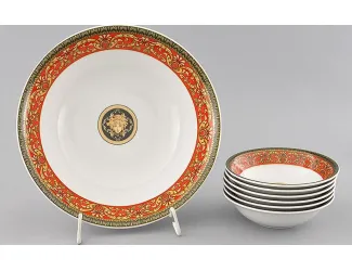 Набор салатников 7 предметов Leander Сабина Красна лента (Версаче) декор B979 02161416-B979