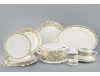 Сервиз столовый 43 предмета 12 персон Leander Сабина Восточное плетение 2328
