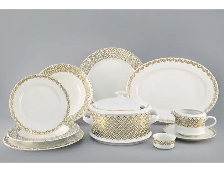 Сервиз столовый 43 предмета 12 персон Leander Сабина Восточное плетение 2328