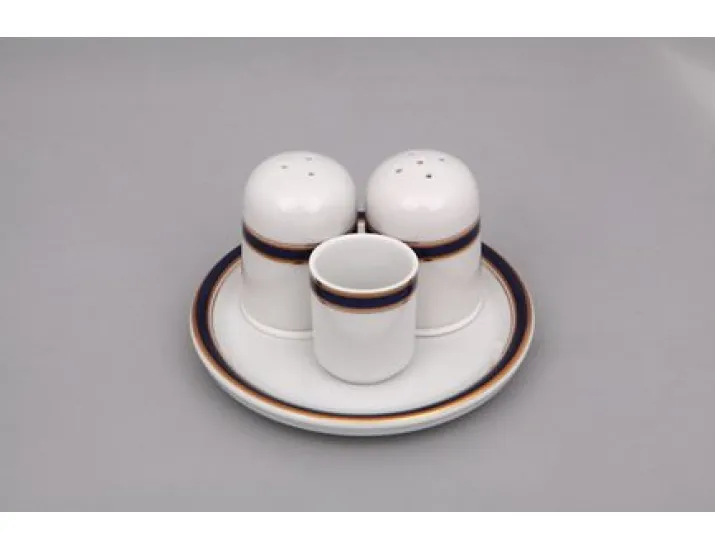 Набор для специй 4 предмета Leander Сабина Кобальтовая лента декор 0767 02162512-0767