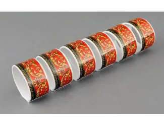 Набор колец для салфеток 6шт Leander Сабина Красна лента (Версаче) декор B979 02164611-B979