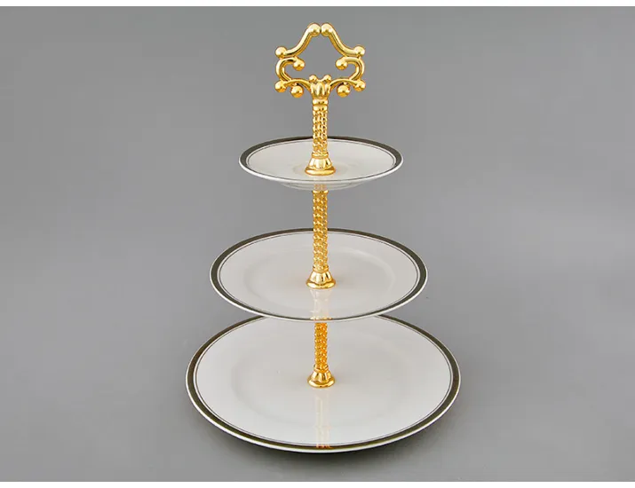 Горка трёхъярусная Leander Сабина Отводка платина, декор 0011 02196034-0011