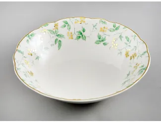 Салатник 23см Leander Мэри-Энн Зелёные листья декор 1381