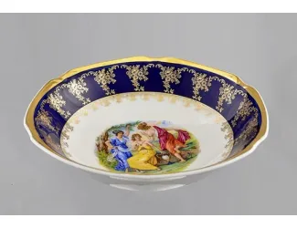 Салатник 26см Leander Мэри-Энн Мадонна кобальт декор 0179