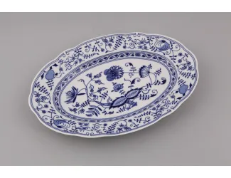 Блюдо овальное 32см Leander Мэри-Энн Гжель(Луковый рисунок) декор 0055 03111512-0055