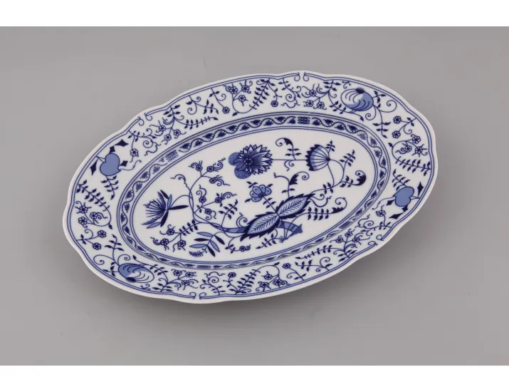 Блюдо овальное 32см Leander Мэри-Энн Гжель(Луковый рисунок) декор 0055 03111512-0055