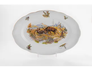 Блюдо овальное 36см Leander Мэри-Энн Охота декор 0363 03111513-0363