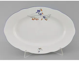 Блюдо овальное 36см Leander Мэри-Энн Гуси декор 0807 03111513-0807