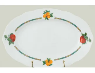 Блюдо овальное 36см Leander Мэри-Энн Фруктовый сад декор 080H 03111513-080H