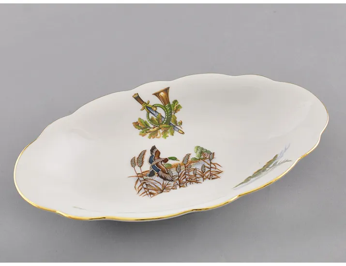 Блюдо овальное 23см Leander Мэри-Энн Охота декор 0363 03111726-0363