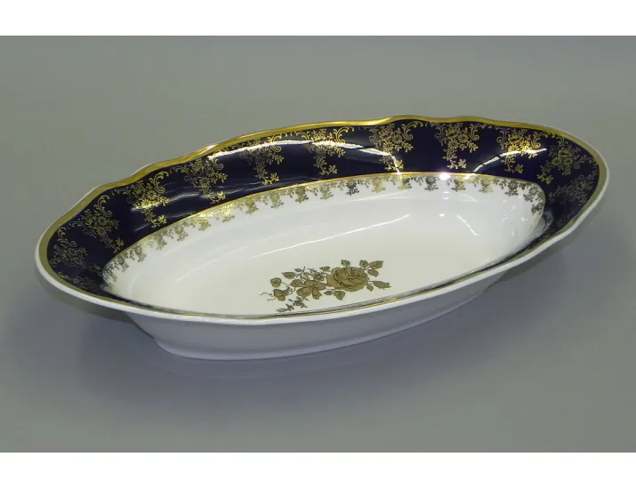 Блюдо для хлеба 33см Leander Мэри-Энн Золотая роза декор 0431 03112816-0431