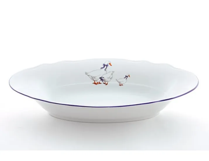 Блюдо для хлеба 33см Leander Мэри-Энн Гуси декор 0807 03112816-0807