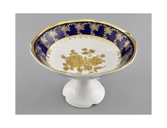 Ваза для фруктов на ножке 23см Leander Мэри-Энн Золотая роза декор 0431 03116154-0431