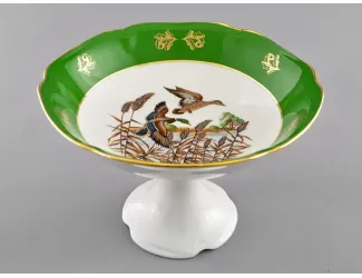 Ваза для фруктов на ножке 23см Leander Мэри-Энн Царская охота декор 0763 03116154-0763