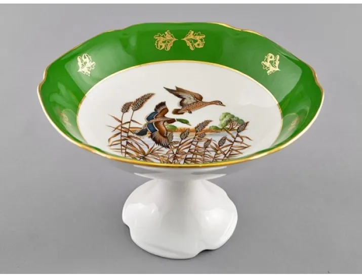 Ваза для фруктов на ножке 23см Leander Мэри-Энн Царская охота декор 0763 03116154-0763