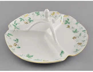 Менажница 29,5см Leander Мэри-Энн Зелёные листья декор 1381 03116438-1381