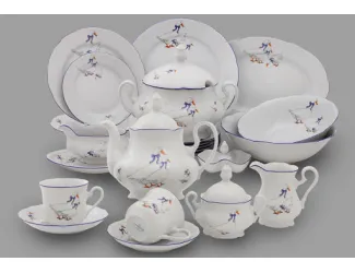Чайно-столовый сервиз Leander 6 персон 40 предметов Мэри-Энн (Mary-Anne), Гуси 