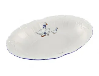 Блюдо овальное 26см Leander Мэри-Энн Гуси декор 0807 06111511-0807