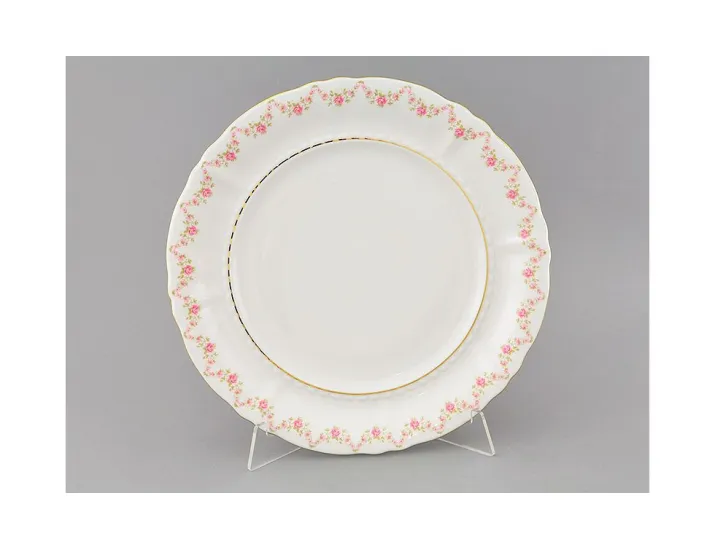 Блюдо круглое мелкое 32см Leander Соната Мелкие цветы декор 0158 07111315-0158