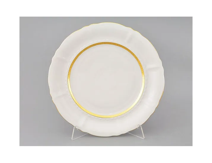 Блюдо круглое мелкое 32см Leander Соната Золотая лента декор 1239 07111315-1239