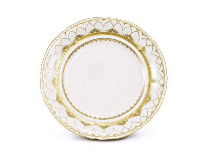 Блюдо круглое мелкое 32смLeander Соната Золотая чешуя декор 2517 07111315-2517