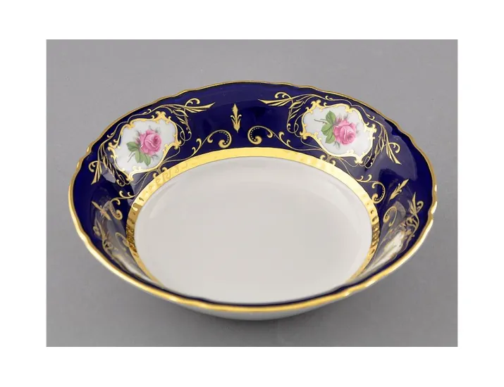 Салатник круглый 13,5см Leander Соната Мелкие цветы (Кобальт) декор 0440