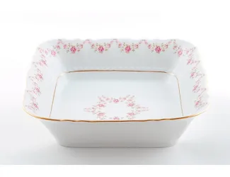 Салатник  квадратный 17см Leander Соната Мелкие цветы декор 0158