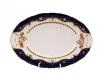 Блюдо овальное 32см Leander Соната Мелкие цветы (Кобальт) декор 0440 07111512-0440
