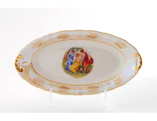 Блюдо овальное 36см Leander Соната Мадонна перламутр декор 0676 07111513-0676