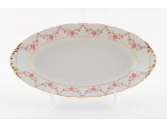 Блюдо овальное 55,5см Leander Соната Мелкие цветы декор 0158 07111518-0158