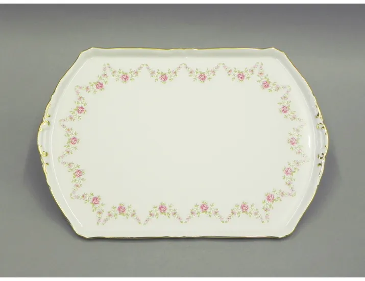 Поднос 28см Leander Соната Мелкие цветы декор 0158