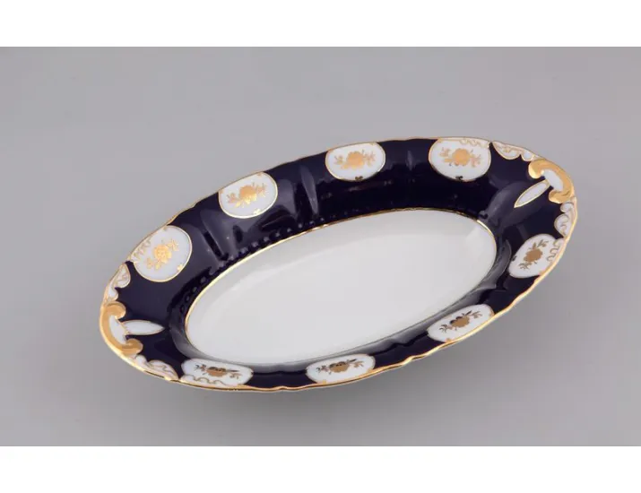 Корзина для хлеба 33,5см Leander Соната Розовый цветок кобальт декор 0419 07112816-0419