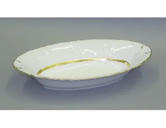 Блюдо для хлеба 33см Leander Соната Золотая лента декор 1239 07112816-1239