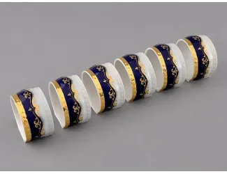 Кольцо для салфеток 1 шт Leander Соната Мелкие цветы (Кобальт) декор 0440 07114612-0440