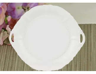 Тарелка для торта 26см Leander Соната Императорский декор 0000