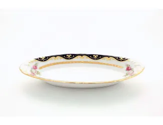 Блюдо овальное 23см Leander Соната Мелкие цветы (Кобальт) декор 0440 07116125-0440