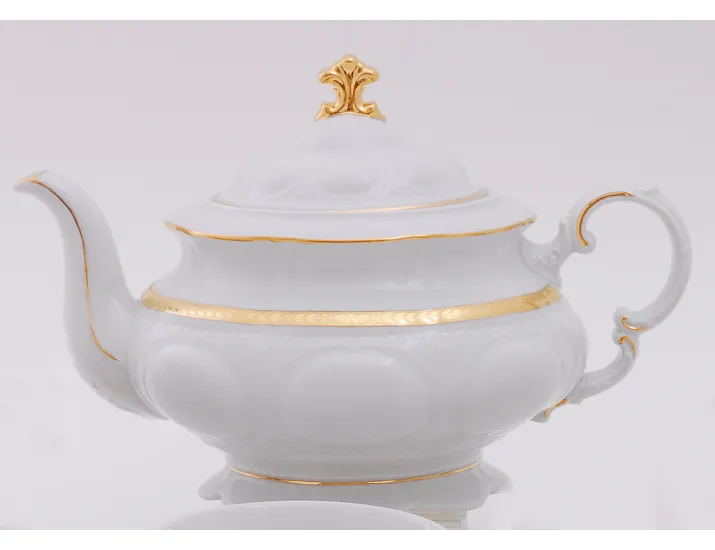 Чайник 1,50л Leander Соната Золотая лента декор 1239