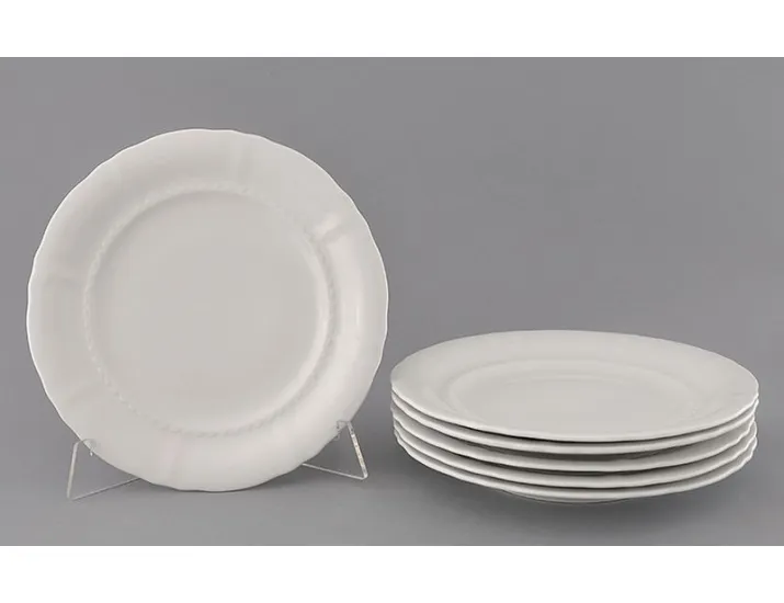 Набор тарелок мелких 6шт 25см Leander Соната Императорский декор 0000